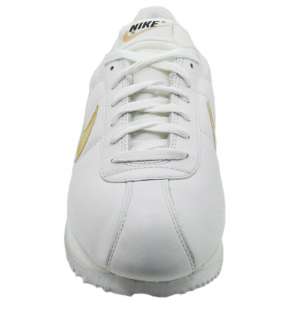 NIKE Cortez Leather White Gold 102011 171 Classic Running Men  