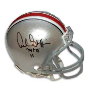  Archie Griffin Signed Ohio State Mini Helmet w/74/75 