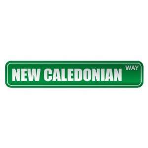   NEW CALEDONIAN WAY  STREET SIGN COUNTRY NEW CALEDONIA 