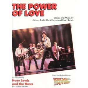   Sheet Music The Power Of Love Huey Lewis And News 160 