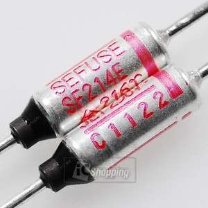 5pcs Thermal Cutoffs Fuse SF214E 216℃,10A/250V SEFUSE  