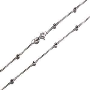  Ball Chain Silver Necklace Jewelry