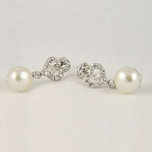  .925 Silver Lucious Pearl Earring Jewelry