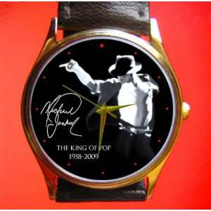 Dancing Michael Jackson In Memorium Collectible 29 mm Unisex Wrist 