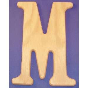  Wooden Letter 6 Inch Letter M