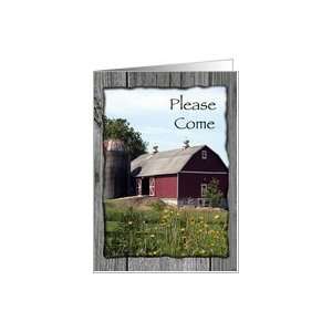  Country Hoedown Party Invitation Card Health & Personal 