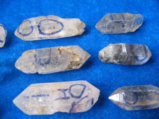 12 Enhydro Quartz Point,Enhydrite Crystal,Water Bubble 