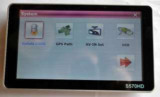 800*480 GPS navigation+SIRF4+FM+4GB MAP+MP3+AV IN  