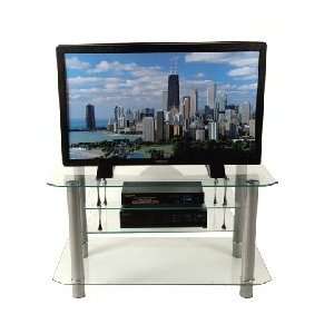  LCD & Flat Screen TV Stand   46 Inch TV: Home & Kitchen