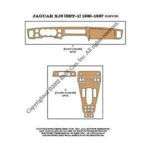 Jaguar XJ6 (set 1) Dash Trim Kit 83 87   10 pieces   Zebrano wood (10 