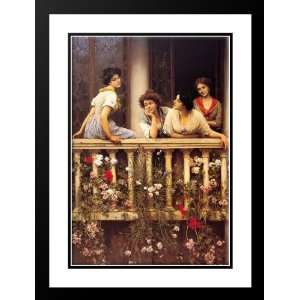   , Eugene de 19x24 Framed and Double Matted Balcony: Sports & Outdoors