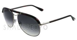 NEW Tom Ford Sunglasses TF 235 SILVER 14B MARCO AUTH  