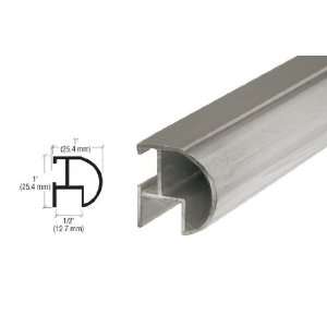   Nickel Bull Nose Mirror Frame Extrusion   12 ft Long