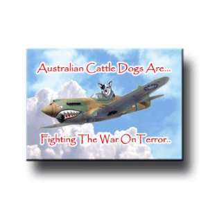  Australian Cattle Dog War On Terror Fridge Magnet 