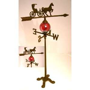  Cast Iron Horse & Carriage Weathervane REDUCED 
