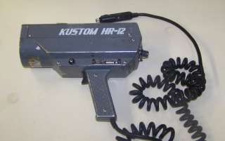 Kustom HR 12 Police Radar Gun 24.15GHz  