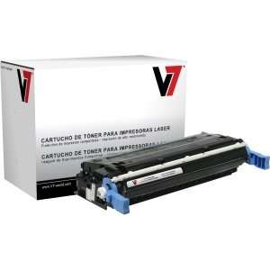  V7 Black Toner Cartridge for HP Color LaserJet 4600 