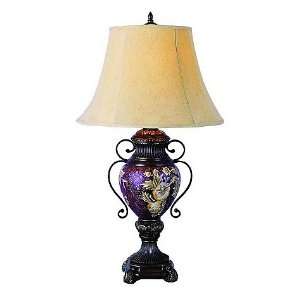   Lighting Floral Traditional Table Lamp   RTL 7481: Home Improvement