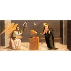   : Predella Annunciation, By Bartolomeo di Giovanni  Home & Kitchen