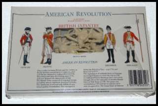 20 American Revolution British Infantry 1/32 Figures  