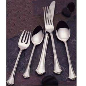 Reed & Barton French Chippendale Silver Plate 5 Piece Place Setting 