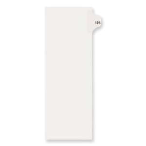  82410   Individual Side Tab Legal Exhibit Dividers Office 