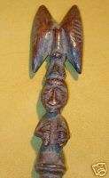 Yoruba Shango Carved Dance Wand Female Figure   Nigeria  