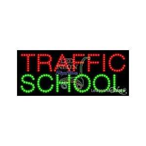 Traffic School LED Sign 11 inch tall x 27 inch wide x 3.5 
