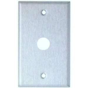  MorrisProducts 83460 0.63 Gang Cable Metal Wall Plates in 