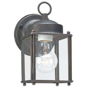 Sea Gull Lighting 8592 71 Single Light Outdoor Wall Lantern with Clear 