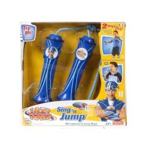   Lazy Town Sing N Jump™ Microphone & Jump Rope   Blue Toys & Games