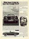 1962 Triumph TR4 ~ Most Popular Sports Car In America