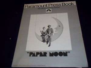 1973 PAPER MOON MOVIE PRESS BOOK RYAN ONEAL   PB 65  
