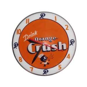  Double Bubble Orange Crush Clock by American Retro: Home 