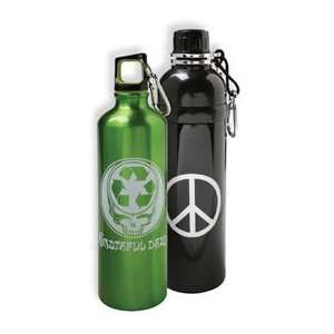  Hippie Water Bottle   Grateful Dead (Green): Sports 