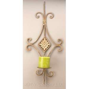  Wrought Iron Candle Holder   Sconce   Diamond Medallion in 