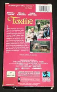 FOXFIRE VHS MOVIE, Republic 1987   Jessica Tandy, Hume Cronyn, & John 