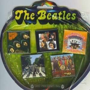  The Beatles 5 Button Album Cover Designer 