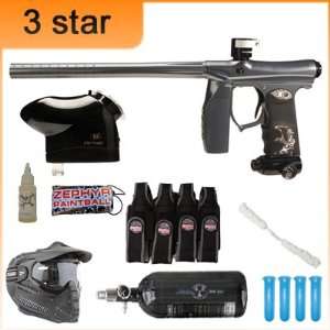  Invert Mini 3 Star Nitro Paintball Gun Package   Titanium 