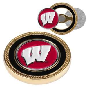  Wisconsin Badgers Challenge Coin with Ball Markers (Set of 