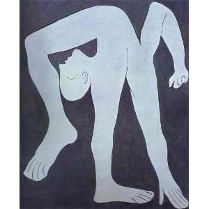 Hand Made Oil Reproduction   Pablo Picasso   32 x 40 inches   Acrobat