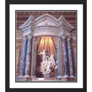 Bernini, Gian Lorenzo 28x32 Framed and Double Matted The Ecstasy of 