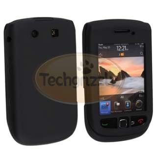 Rubber Case Cover+Privacy Filter For BlackBerry Torch 2 9810  