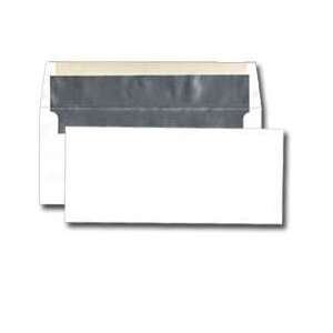 10 Regular Envelope   24# White Wove   Silver Foil Lined (4 1/8 x 9 1 