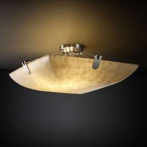  Justice Design Group CLD 9611 18 Semi Flush Bowl with U 