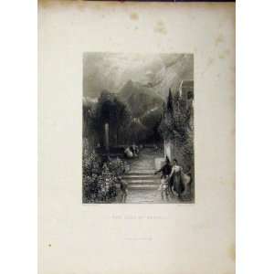  1835 Mountain View Land Beulah Engraving Floyd Print: Home 