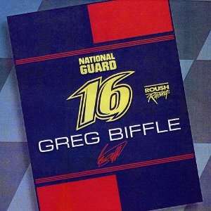  NASCAR Greg Biffle #16 60 x 80 Throw