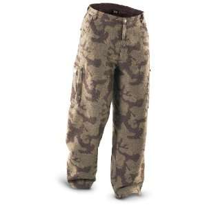   30 Inseam Guide Gear Wool   blend Pants Brown Camo: Sports & Outdoors