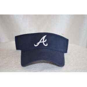  Atlanta Braves Blue Visor Hat   ATL MLB Baseball Golf Cap 