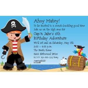  Pirate Adventure Invitations